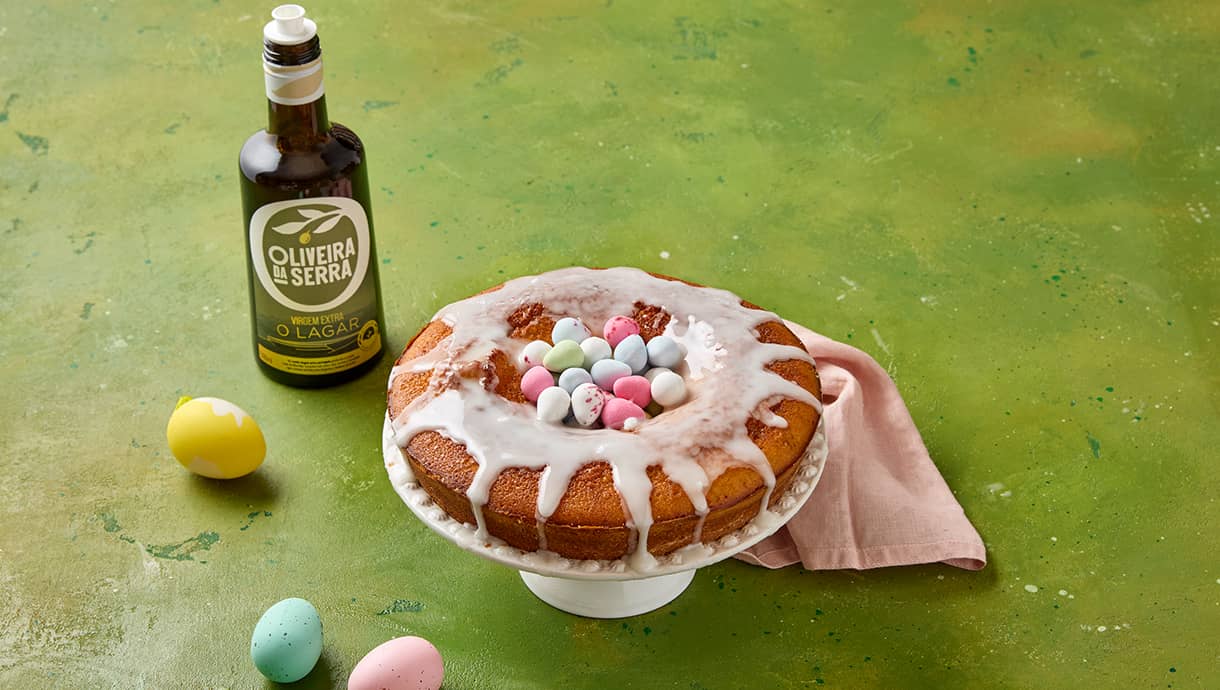 Bolo de Laranja da Rosália - Versão Páscoa