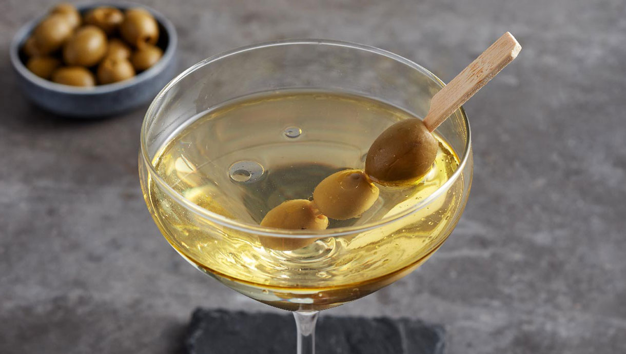 Cocktail de Martini com Azeite