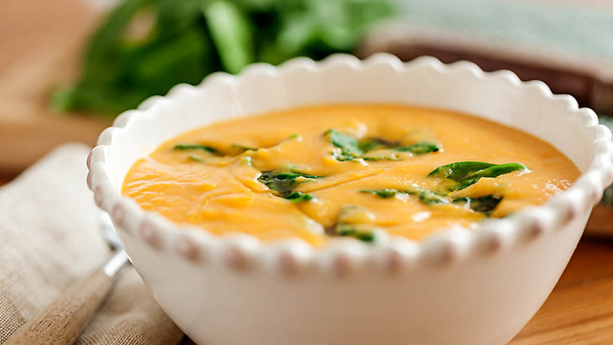 CREME DE LEGUMES COM ESPINAFRES