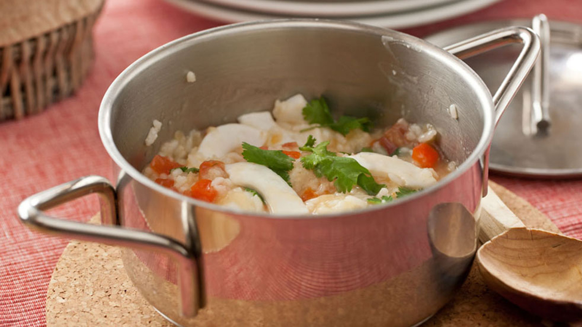 ARROZ DE CHOCO E COENTROS