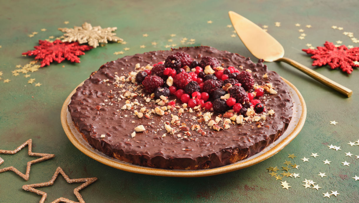 Tarte de Cereja e de Chocolate