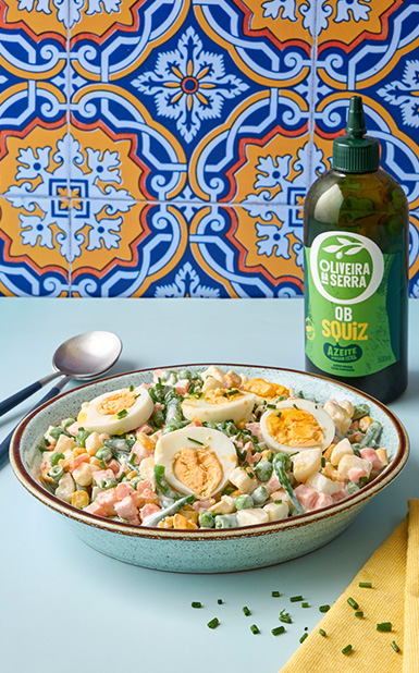 Salada russa caseira