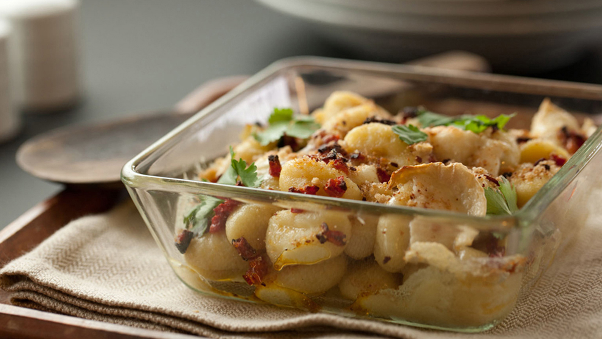 NHOQUES DE BATATA COM QUEIJO DA ILHA