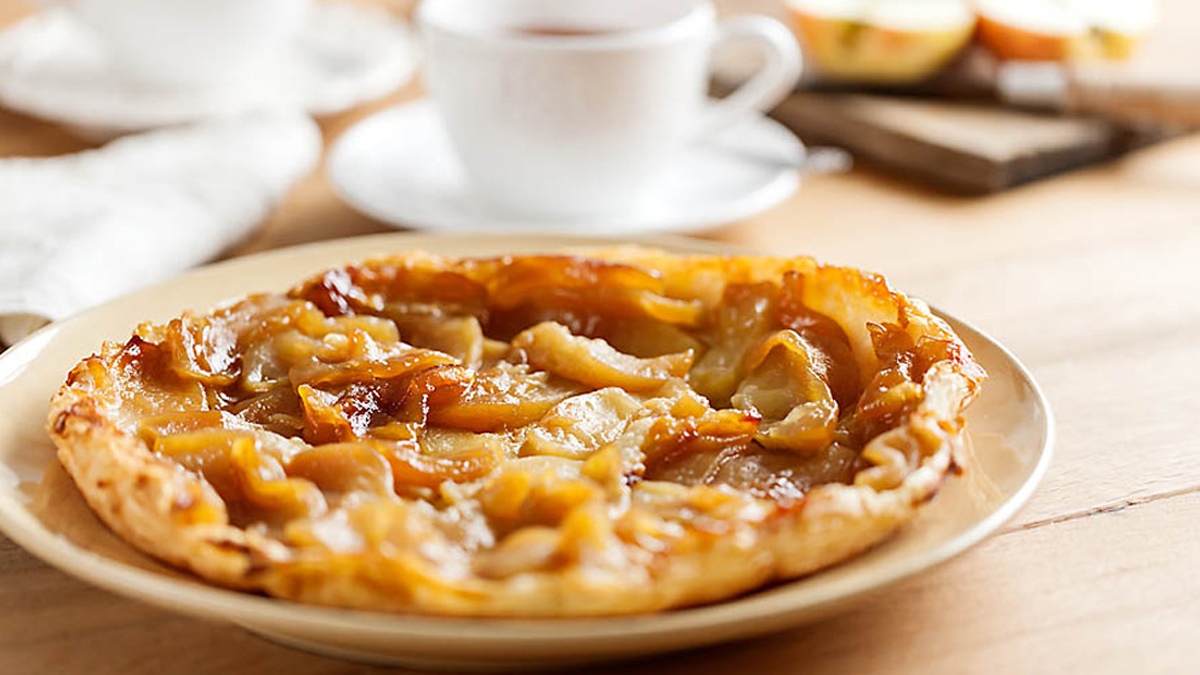 TARTE TÉPIDA DE MAÇÃ